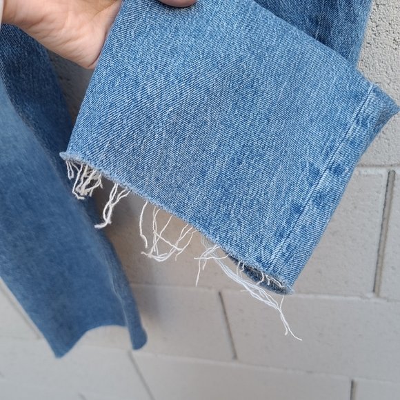 Madewell | The Perfect Vintage Jean in Enmore Wash: Raw-Hem Edition Plus Size 35 - Picture 7 of 13